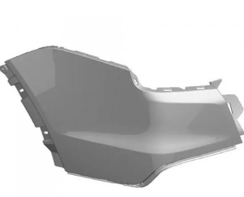 84826419 BUMPER END, LH (DRIVER SIDE)- PRIMED- LUXURY MODEL OEM auto part