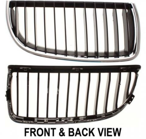 51137120008 GRILLE RH (PASSENGER SIDE)- CHROME/ BLACK OEM auto part