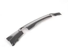 51129853353 BUMPER LOWER TRIM- GLOSS DARK GREY- W/ SENSOR HOLES- W/ M-SPORT PKG- TOW HOOK COVER PROVIDED Hover For All Par OEM auto part