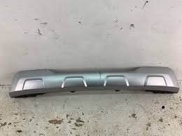 51129881522 BUMPER LOWER VALANCE PANEL- SATIN SILVER- W/O M-SPORT- W/O TRAILER HITCH OEM auto part