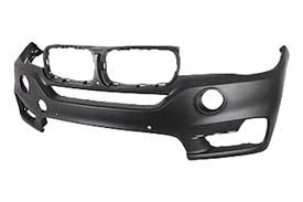 51117378609 BUMPER COVER- PRIMED- W/ 2 SENSOR HOLES- W/O PARK ASSIST- W/O M-SPORT PKG- W/O HEADLAMP WASHERS- W/ CAMERA HOL OEM auto part