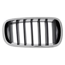 51137294486 GRILLE, RH (PASSENGER SIDE)- MATTE BLACK- CHROME SURROUND- WITH OR W/O NIGHT VISION- W/O M-SPORT PKG- W/O LUXU OEM auto part