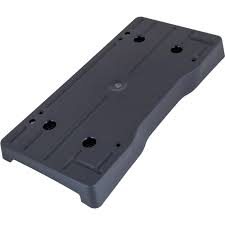 51117421871 BUMPER LICENSE PLATE BRACKET- TEXTURED BLACK- 40i / 45e / M50i MODELS OEM auto part