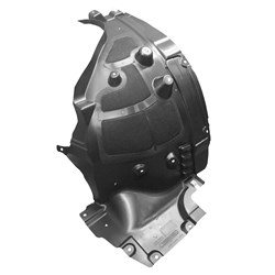51717424908 FENDER LINER- REAR SECTION, RH (PASSENGER SIDE)- THERMOPLASTIC POLYMER- INCLUDES M-CLASS & HYBRID MODELS Hover OEM auto part