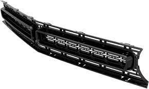 68262955AD GRILLE- MATTE DARK GREY- W/ GLOSS BLACK MOULDINGS- W/O WIDE BODY PKG - TA / TA+ / TA 392 / 392 HEMI SCAT PAK / OEM auto part