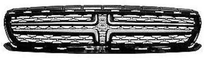 5PP34SZ7AB GRILLE- SATIN BLACK MESH- W/ CHROME MOULDINGS (CROSS-HAIR)- MODEL W/O HOOD SCOOP OEM auto part