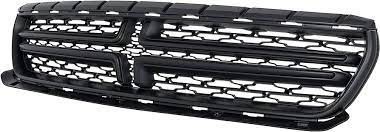 5RL71RXFAB GRILLE- MATTE BLACK- MODEL W/O HOOD SCOOP- CAPA CERTIFIED OEM auto part