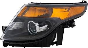 DB5Z13008H LAMP ASSEMBLY, LH (DRIVER SIDE)- HALOGEN- BLACK BEZEL- BLACK SURROUND- SPORT MODEL- CAPA CERTIFIED Hover For A OEM auto part