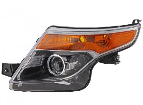 BB5Z13008V LAMP UNIT, LH (DRIVER SIDE)- HID- BLACK BEZEL- W/ SATIN CHROME SURROUND- FROM JAN14/2011 Hover For All Part Fi OEM auto part