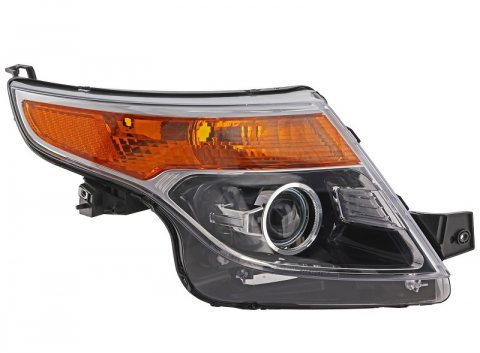 BB5Z13008U LAMP UNIT, RH (PASSENGER SIDE)- HID- BLACK BEZEL- W/ SATIN CHROME SURROUND- FROM JAN14/2011 Hover For All Part OEM auto part