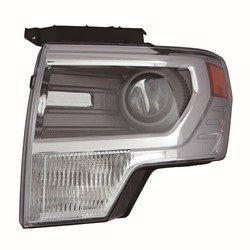 DL3Z13008AC LAMP UNIT, LH (DRIVER SIDE)- HID- PROJECTOR TYPE- W/ CHROME TRIM- CAPA CERTIFIED OEM auto part