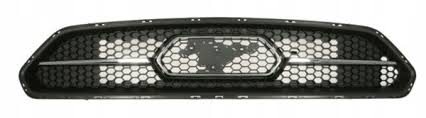 JR3Z8200AB GRILLE ASSEMBLY- MATTE BLACK- W/ CHROME TRIM- ECOBOOST PREMIUM MODEL- W/ PONY PKG OEM auto part
