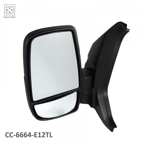 LK4Z17683DB MIRROR, LH (DRIVER SIDE)- TEXTURED BLACK- DUAL GLASS- POWER UPPER/ MANUAL CONVEX LOWER- W/O HEAT- W/O SIGNAL OEM auto part