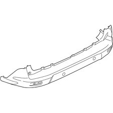 KT1Z17906SD BUMPER COVER- PRIMED- W/ 6 SENSOR HOLES- W/ ACTIVE PARK ASSIST- XLT / TITANIUM MODELS- CAPA CERTIFIED Hover Fo OEM auto part