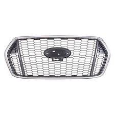 LK4Z17B968HA GRILLE ASSEMBLY- MATTE BLACK- W/ CHROME SURROUND- W/ SENSOR HOLE- W/ CAMERA HOLE- MODEL W/O FOG LAMPS Hover Fo OEM auto part