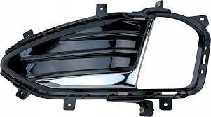 NT4Z15266AD LAMP BEZEL, LH (DRIVER SIDE)- GLOSS BLACK- W/ CHROME MOULDING- W/ FOG LAMP HOLE- SEL / TITANIUM MODELS Hover F OEM auto part