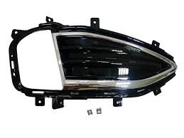 KT4Z15266VA LAMP BEZEL, RH (PASSENGER SIDE)- GLOSS BLACK- SATIN CHROME SURROUND- W/ FOG LAMP HOLE- TITANIUM MODEL- W/ TITA OEM auto part