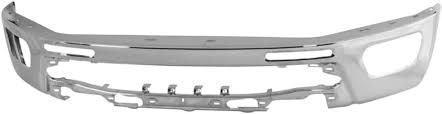 KB3Z17757A BUMPER FACE BAR- STEEL- CHROME- W/O SENSOR HOLES OEM auto part