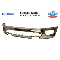 LB3Z17757B BUMPER FACE BAR- HS STEEL- CHROME- W/O SENSOR HOLES- DIAMOND STANDARD- CAPA CERTIFIED OEM auto part