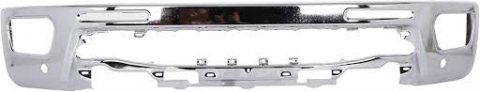 KB3Z17757B BUMPER FACE BAR- STEEL- CHROME- W/ SENSOR HOLES OEM auto part