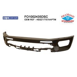 LB3Z17757AAPTM BUMPER FACE BAR- HS STEEL- PRIMED- W/O SENSOR HOLES- DIAMOND STANDARD- CAPA CERTIFIED OEM auto part