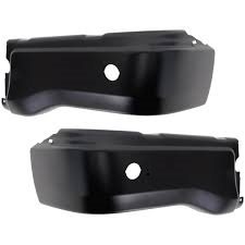 KB3Z17906ADPTM BUMPER FACE BAR SET- STEEL- PRIMED- W/ SENSOR HOLES OEM auto part