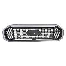 KB3Z8200D GRILLE ASSEMBLY- MATTE BLACK- W/ SATIN CHROME SURROUND- XLT MODEL- STANDARD EQUIPMENT OEM auto part