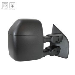 LC3Z17682AB MIRROR, RH (PASSENGER SIDE)- TEXTURED BLACK- MANUAL- TOWING TYPE- PULL TO EXTEND OEM auto part