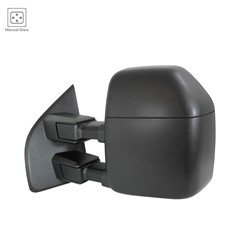 LC3Z17683AB MIRROR, LH (DRIVER SIDE)- TEXTURED BLACK- MANUAL- TOWING TYPE- PULL TO EXTEND OEM auto part