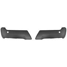 HC3Z17906L- BUMPER END CAPS- STEEL- TEXTURED BLACK- 2 PIECE SET- W/ 1 SENSOR HOLE EACH OEM auto part