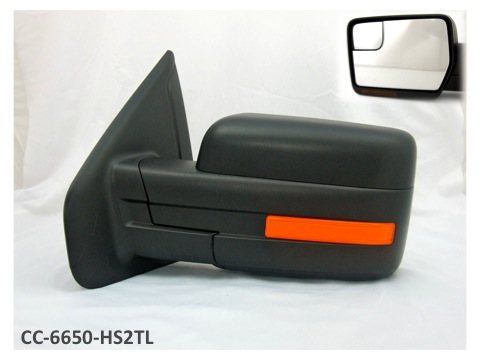 BL3Z17683CA MIRROR, LH (DRIVER SIDE)- POWER HEATED- W/ SIGNAL LAMP- W/O PUDDLE LAMP - W/O DIMMER -STANDARD TYPE- TEXTURED OEM auto part