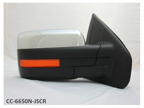 BL3Z17682GA MIRROR, RH (PASSENGER SIDE)- POWER HEATED- W/ SIGNAL LAMP- W/O PUDDLE LAMP- STANDARD TYPE- CHROME CAP- W/ MEMO OEM auto part