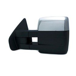 9L3Z17683EC MIRROR, LH (DRIVER SIDE)- CHROME CAP- POWER- HEATED- SIGNAL- W/ PUDDLE LAMP- W/ MEMORY- W/O DIMMING- TOWING TY OEM auto part