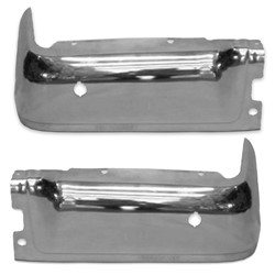 9L3Z17906B BUMPER FACE BAR SET- 2 PIECES (LEFT & RIGHT)- STEEL- CHROME- W/ SENSOR HOLES- STYLESIDE Hover For All Part Fit OEM auto part