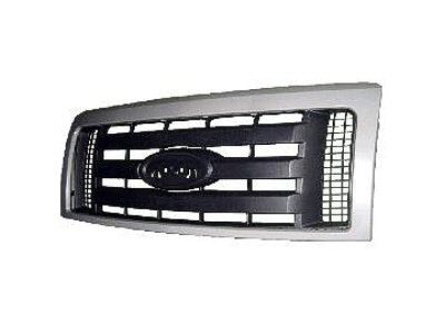 9L3Z8200BPTM GRILLE- TEXTURED DARK GREY- PRIMED GREY/ PTM SURROUND- STX MODEL OEM auto part