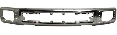 FL3Z17757EC BUMPER FACE BAR- STEEL- CHROME- W/ FOG LAMP HOLES- REQUIRES END CAP MOULDINGS OEM auto part