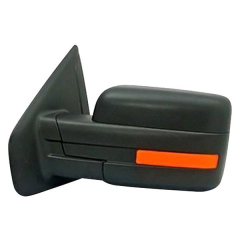 9L3Z17683CB MIRROR, LH (DRIVER SIDE)- TEXTURED BLACK- POWER- HEATED- SIGNAL- W/O PUDDLE LAMP- W/O DIMMING- STANDARD SQUARE OEM auto part