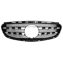 2128851400 GRILLE- GRAY- W/ CENTER EMBLEM- W/O CAMERA- W/O AMG- FROM 10/31/14- CAPA CERTIFIED OEM auto part
