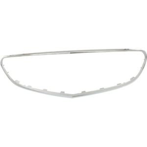 2128852574 GRILLE SURROUND- CHROME- W/O AMG- SEDAN- W/ CENTER EMBLEM OEM auto part