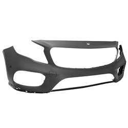 15688094019999 BUMPER COVER- PRIMED- W/ PARK ASSIST SENSOR HOLES- W/O FRONT CAMERA- W/ AMG PKG OEM auto part