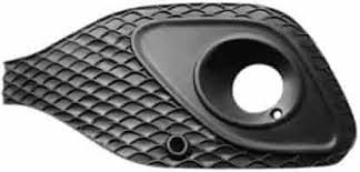 2478851304 BUMPER GRILLE INSERT- OUTER, LH (DRIVER SIDE)- TEXTURED BLACK- W/ PARKTRONIC SENSOR HOLES- W/ FOG LAMP HOLE- W OEM auto part