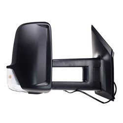 68009976AA/0008106119 MIRROR, RH (PASSENGER SIDE)- TEXTURED BLACK- POWER- HEATED- SIGNAL- TOW TYPE- DUAL EXTENDED ARMS Hover For All OEM auto part
