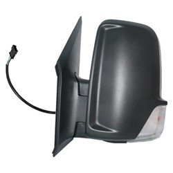 9068104516 MIRROR, LH (DRIVER SIDE)- TEXTURED BLACK- POWER- HEATED- SIGNAL- W/O TOW PKG OEM auto part