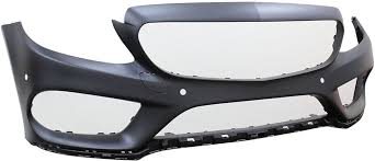 2058802440659999 BUMPER COVER- PRIMED- W/ 4 SENSOR HOLES- W/ PARK ASSIST- MODEL W/ SURROUND VIEW- W/ AMG PKG Hover For All Part OEM auto part