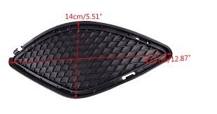 1178850322 BUMPER GRILLE- OUTER, LH (DRIVER SIDE)- MATTE BLACK- W/O FOG LAMP- W/O AMG PKG- MODEL W/O DAYTIME RUNNING LAMP OEM auto part