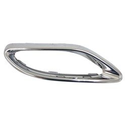 2058852321 BUMPER LOWER MOULDING, RH (PASSENGER SIDE)- CHROME- EXHAUST HOLE- W/ AMG PKG OEM auto part