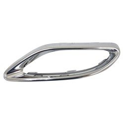 2058852221 BUMPER LOWER MOULDING, LH (DRIVER SIDE)- CHROME- EXHAUST HOLE- W/ AMG PKG OEM auto part