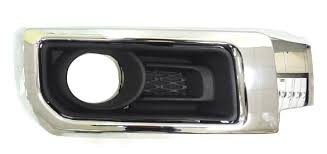 5270235010 LAMP BEZEL, RH (PASSENGER SIDE)- MATTE BLACK- W/ CHROME SURROUND- W/ FOG LAMP HOLE- W/O NIGHTSHADE EDITION- FO OEM auto part