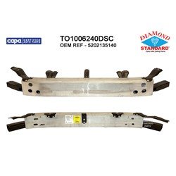 5202135140 BUMPER REBAR- HS ALUMINUM- FOR 17-INCH WHEELS- DIAMOND STANDARD- CAPA CERTIFIED OEM auto part