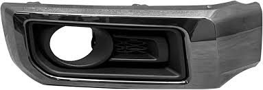 5270235020 LAMP BEZEL, RH (PASSENGER SIDE)- MATTE BLACK- W/ SMOKED CHROME TRIM- W/ FOG LAMP HOLE- NIGHTSHADE EDITION- 20 OEM auto part